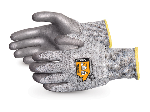 #STAFGPU - Superior Glove® TenActiv™ Composite PU Coated Cut-Resistant Work Gloves